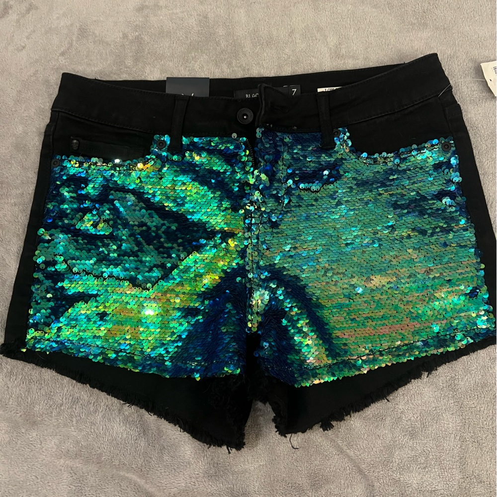 Sequin shorts